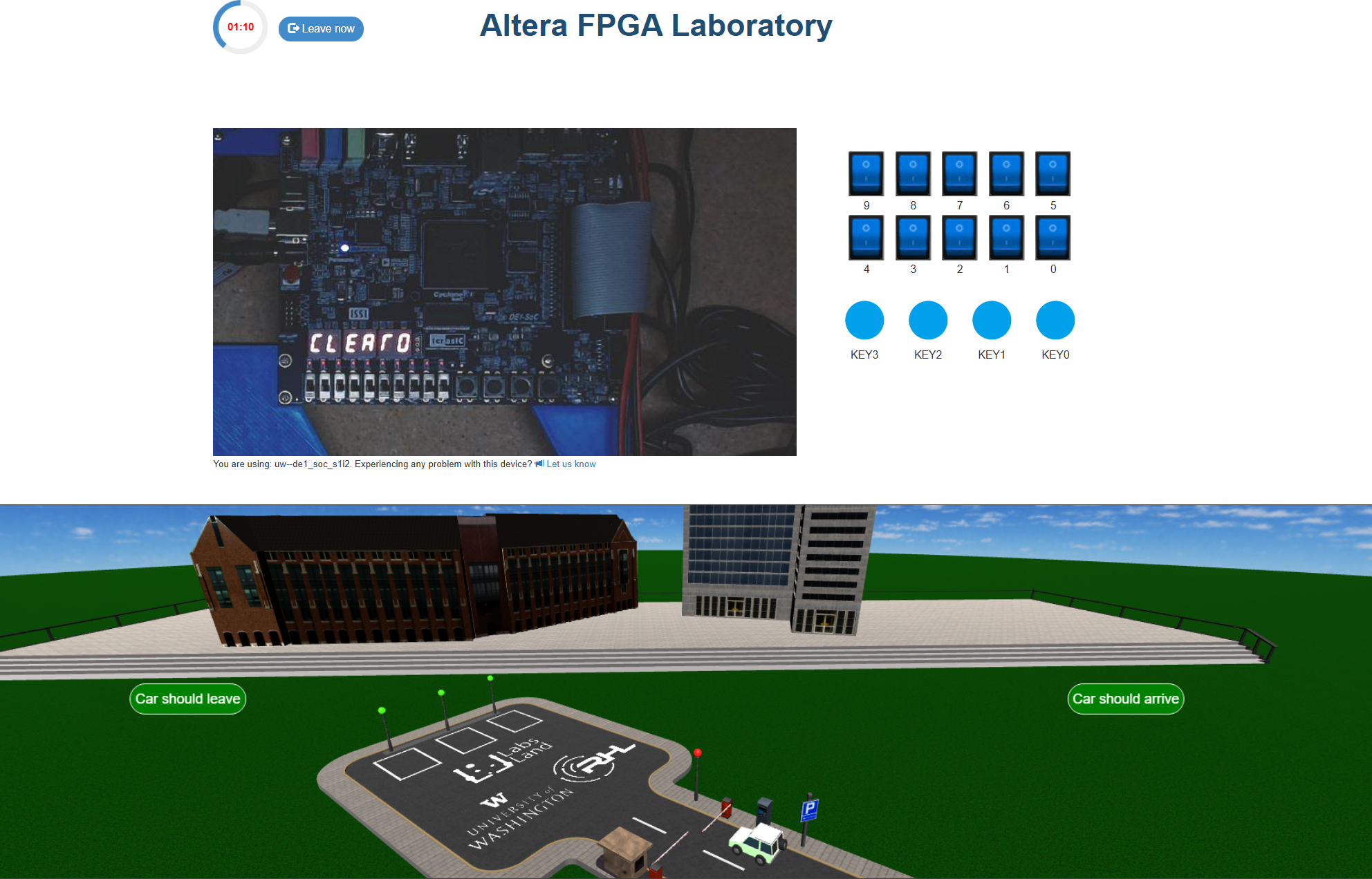 FPGA + Parking Lot (Basic Level)